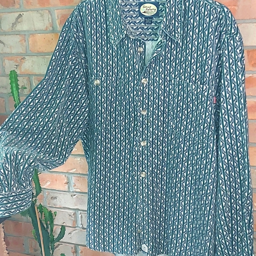 Tommy Bahama lightweight corduroy shirt.